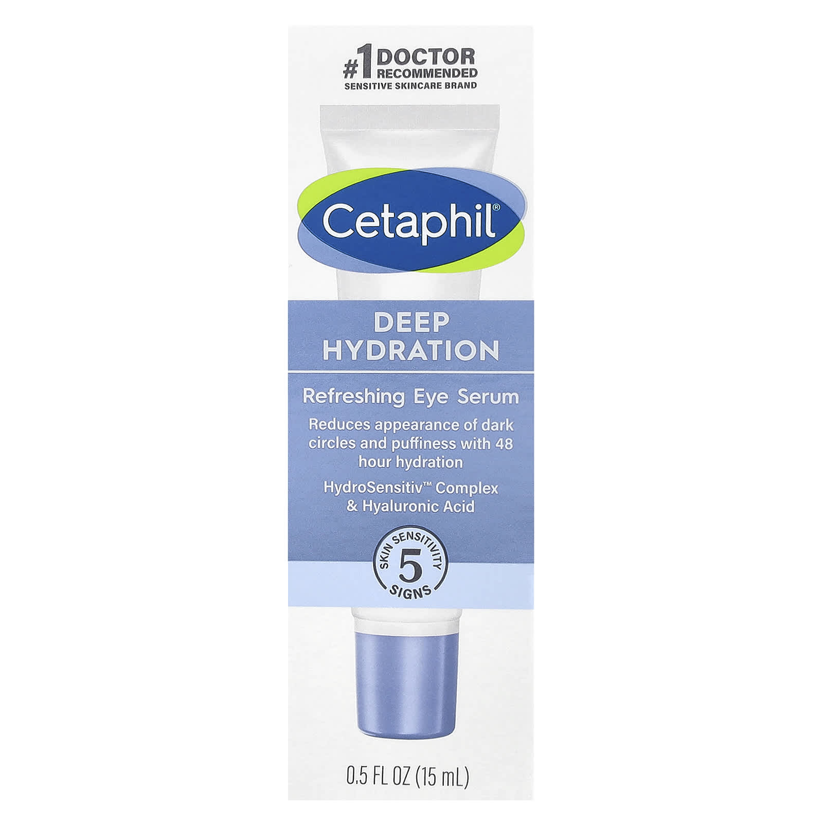 Cetaphil Deep Hydration Refreshing Eye Serum for Sensitive Skin 0.5 fl oz (15 ml) - Image 2