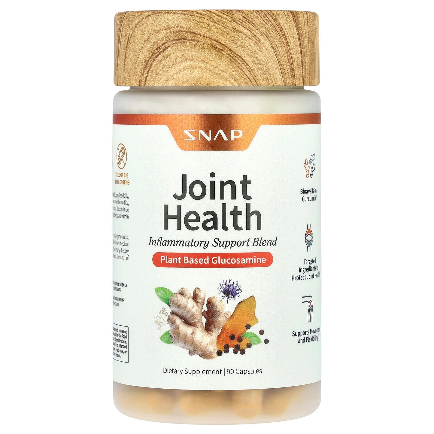 Snap Supplements, Joint Health, 90 Capsules - Image 1