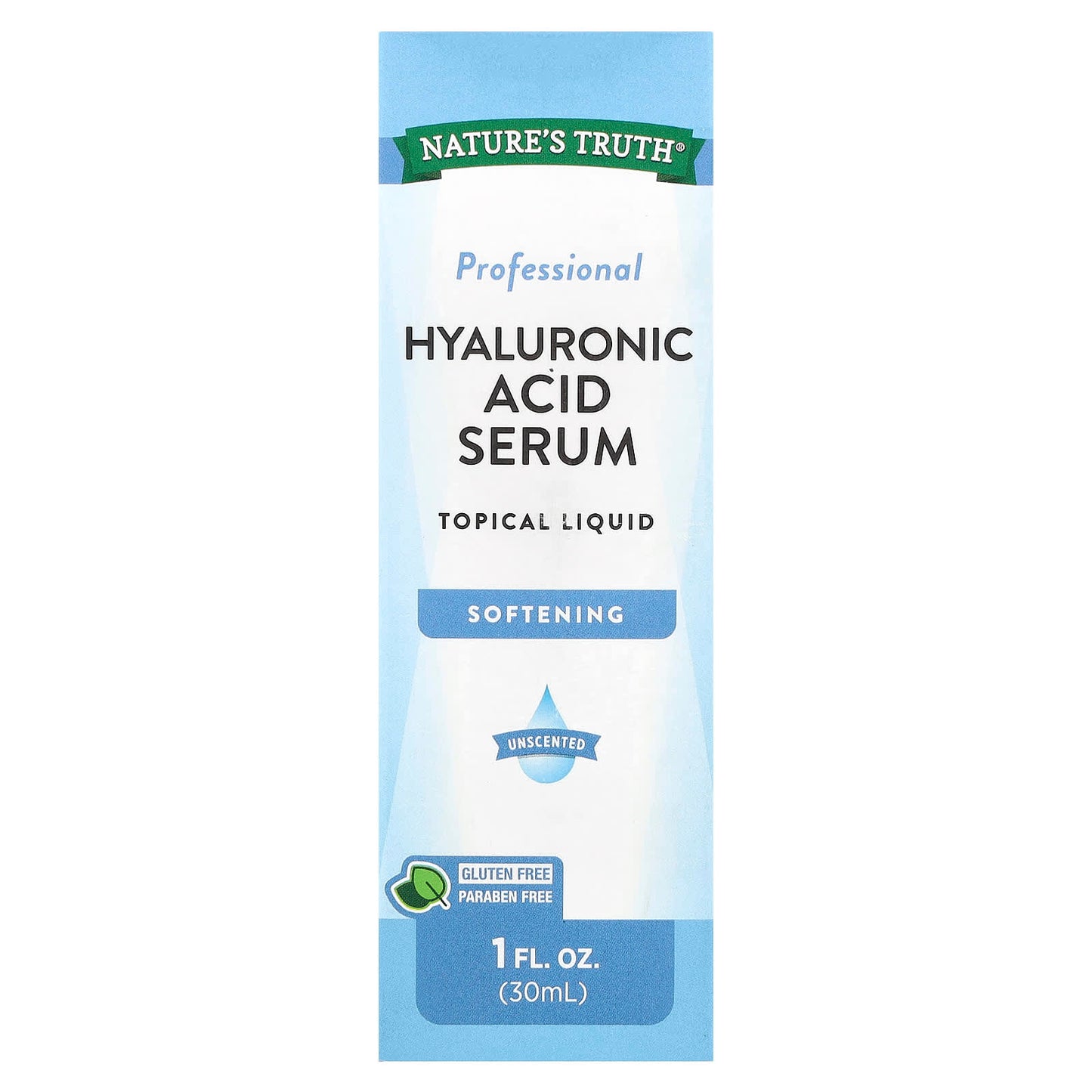 Nature's Truth, Hyaluronic Acid Serum, Unscented, 1 fl oz (30 ml) - Image 2