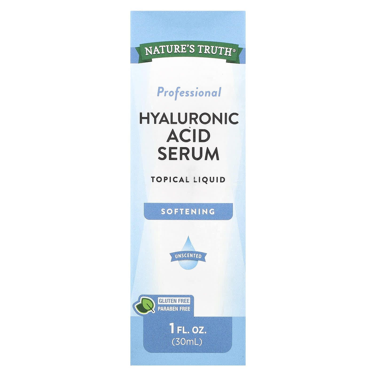 Nature's Truth, Hyaluronic Acid Serum, Unscented, 1 fl oz (30 ml) - Image 2