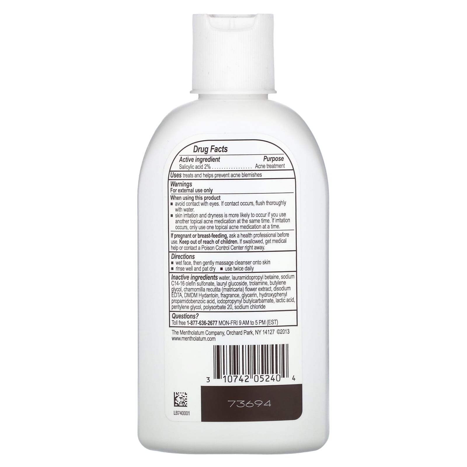pHisoderm, Anti-Blemish Gel Cleanser, 6 fl oz (177 ml) - Image 2