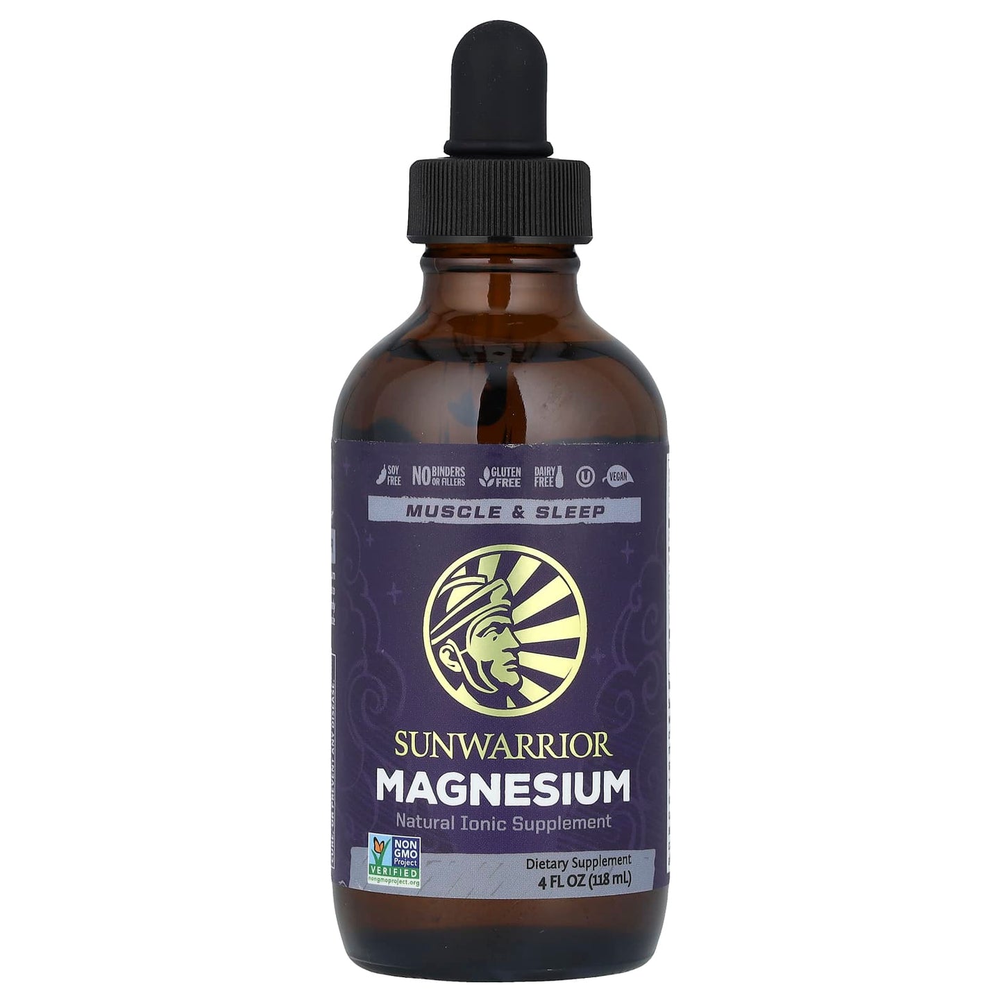 Sunwarrior, Magnesium, 4 fl oz (118 ml) - Image 1