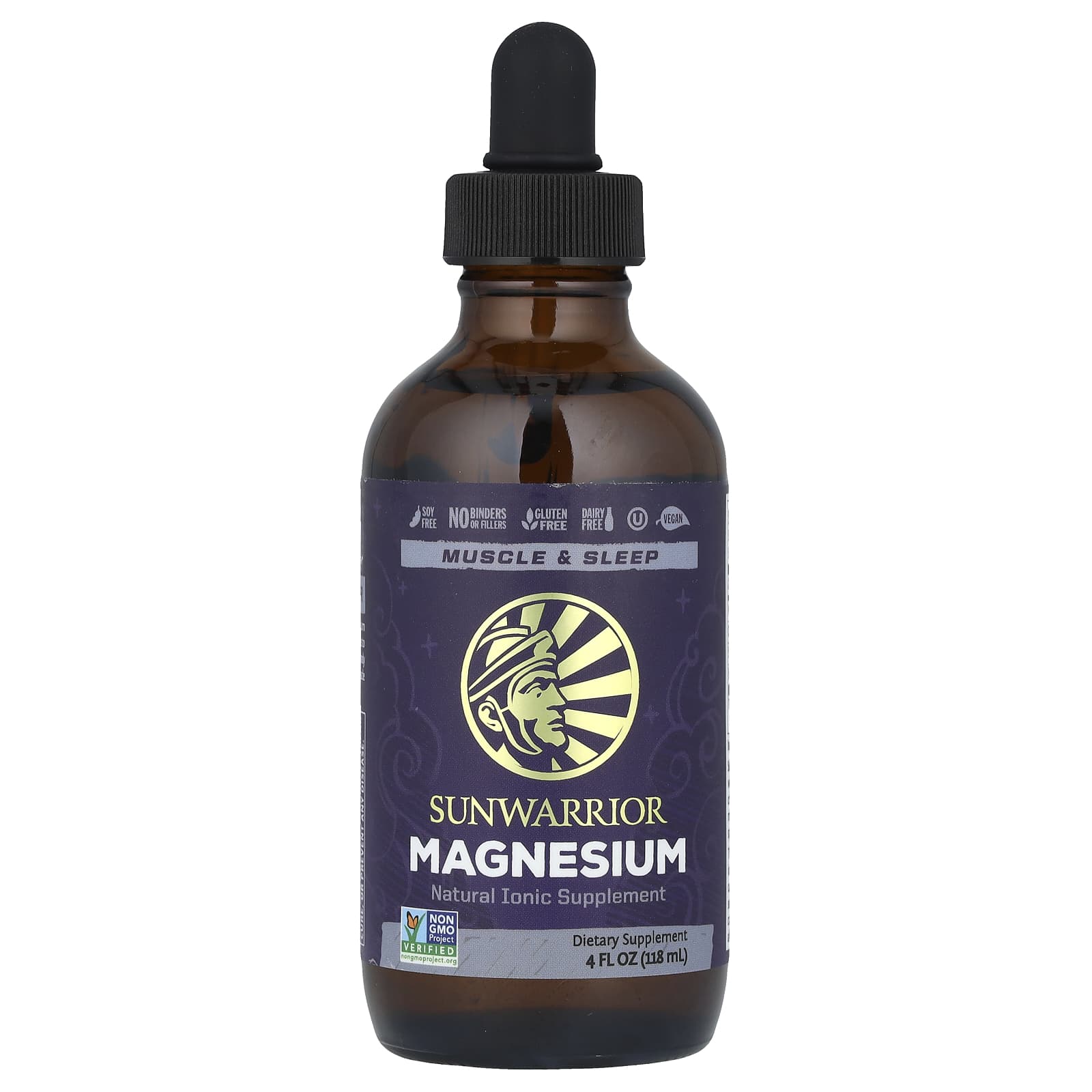 Sunwarrior, Magnesium, 4 fl oz (118 ml) - Image 1