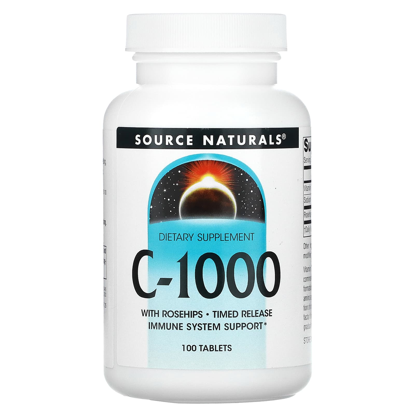 Source Naturals, C-1000, 100 Tablets - Image 1