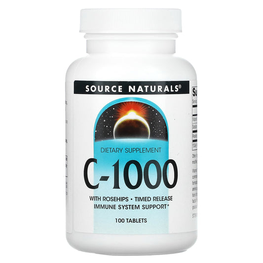 Source Naturals, C-1000, 100 Tablets - Image 1