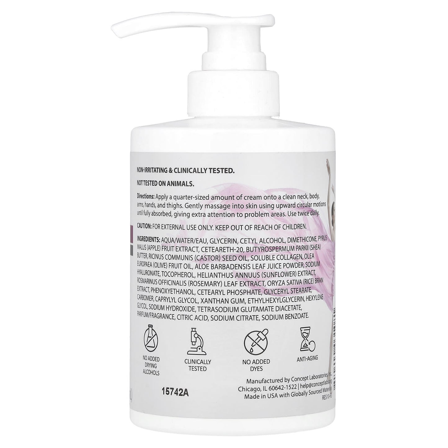 Reshape Plus, Crepey Skin, Wrinkle Smoothing Cream, 15 fl oz (444 ml) - Image 2