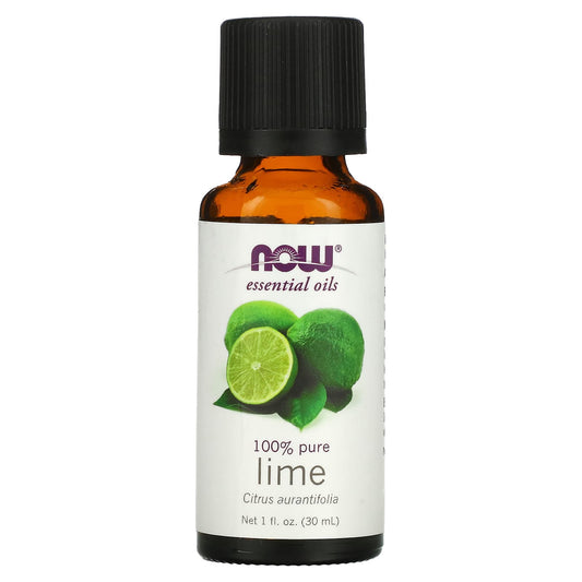NOW Foods, Essential Oils, Lime, 1 fl oz (30 ml) - Image 1
