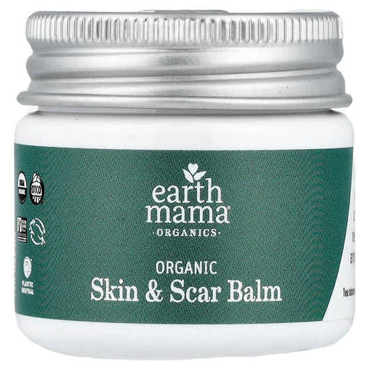 Earth Mama Organic Skin & Scar Balm, USDA Organic, 1 fl oz - Image 1