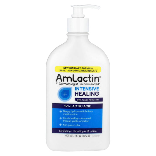 AmLactin Intensive Healing Lotion for Dry, Flaky Skin - 14.1 oz - Image 1