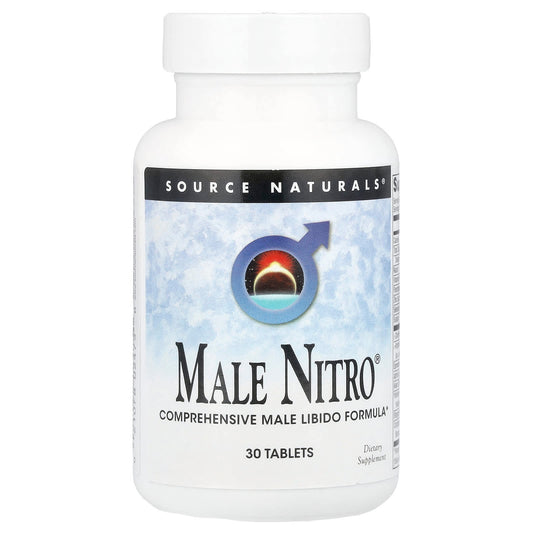 Source Naturals, Male Nitro®, 30 Tablets - Image 1