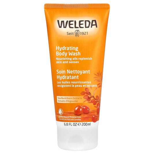 Weleda, Hydrating Body Wash, Sea Buckthorn Extracts, 6.8 fl oz (200 ml) - Image 1