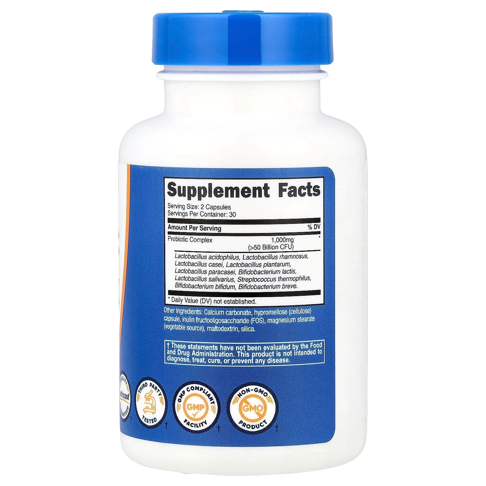 Nutricost, Probiotic Complex, >50 Billion CFU, 60 Capsules - Image 2