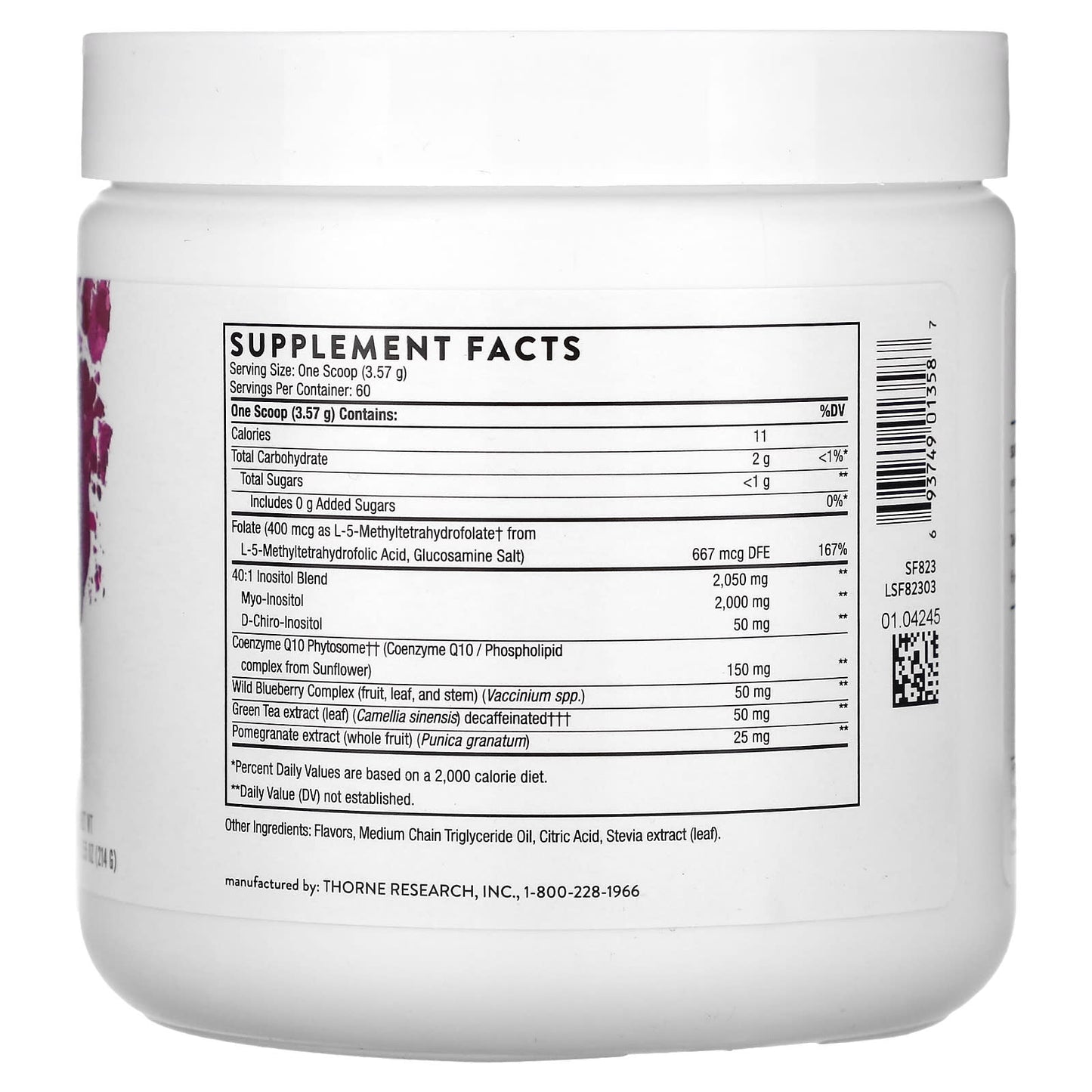 Thorne, Ovarian Care, Mixed Berry, 7.55 oz (214 g) - Image 2