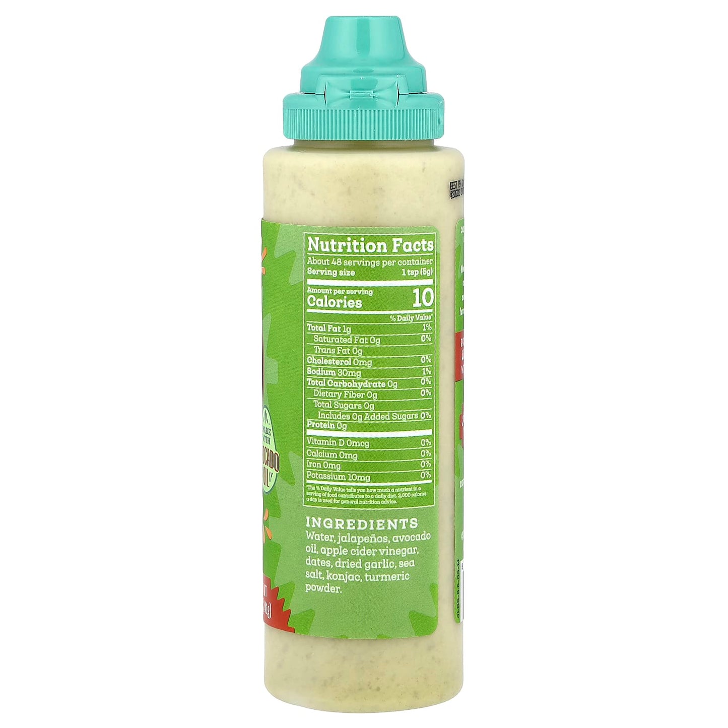 Siete, Botana Sauce, Creamy Jalapeno, Mild, 8.5 oz (241 g) - Image 2