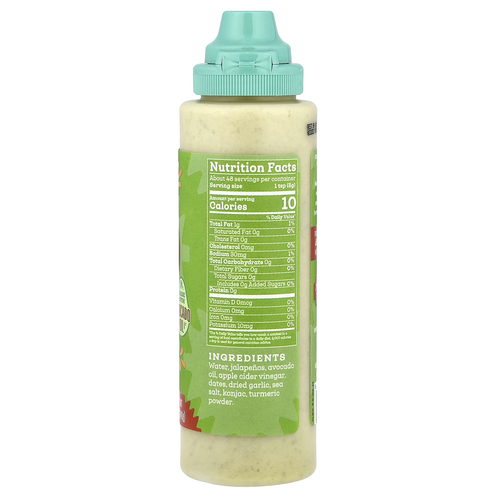 Siete, Botana Sauce, Creamy Jalapeno, Mild, 8.5 oz (241 g) - Image 2