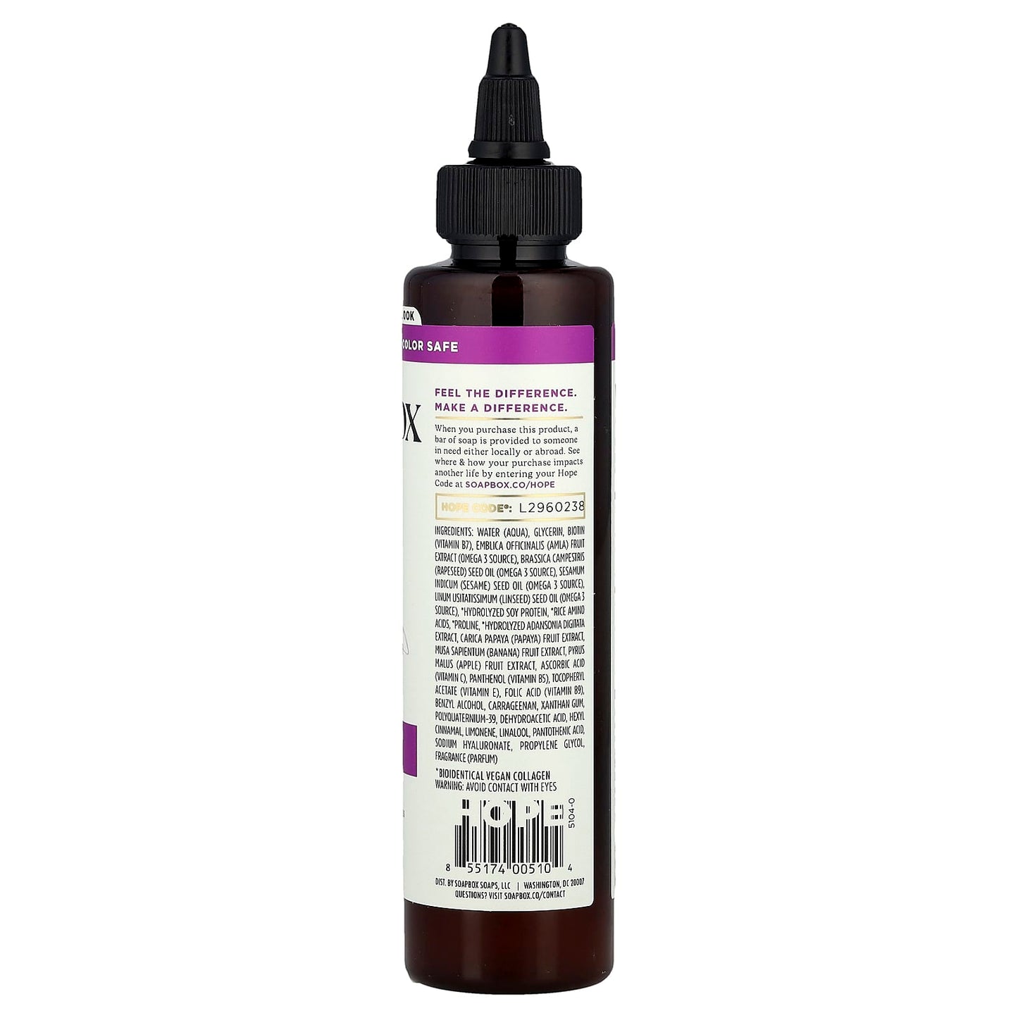 Soapbox, Oh My Growth, Lengthening Vitamin Booster, 5 fl oz (147 ml) - Image 2