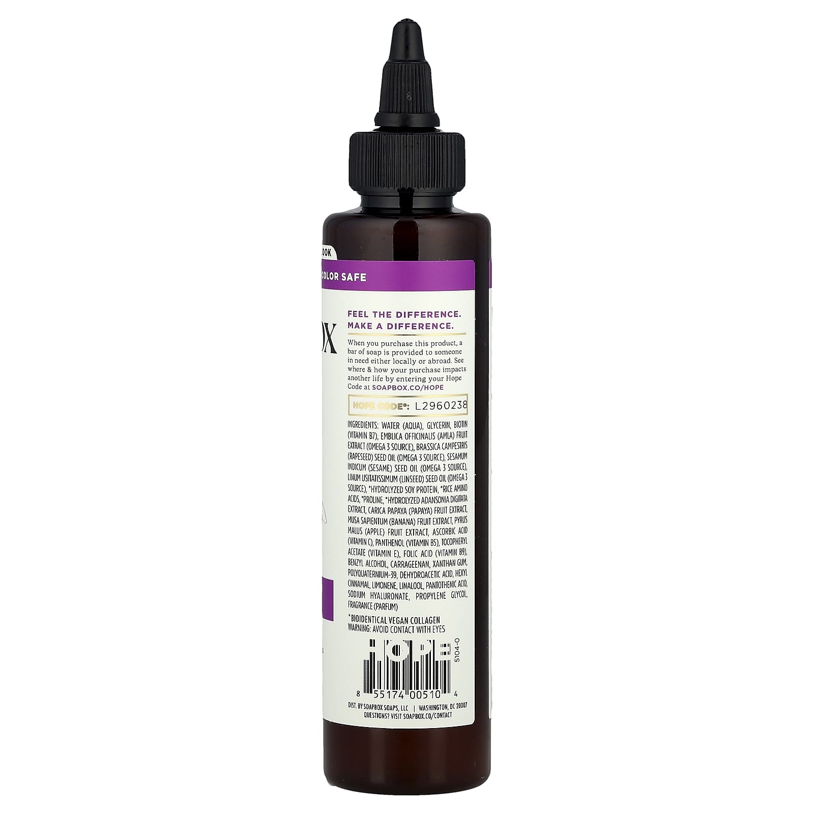 Soapbox, Oh My Growth, Lengthening Vitamin Booster, 5 fl oz (147 ml) - Image 2