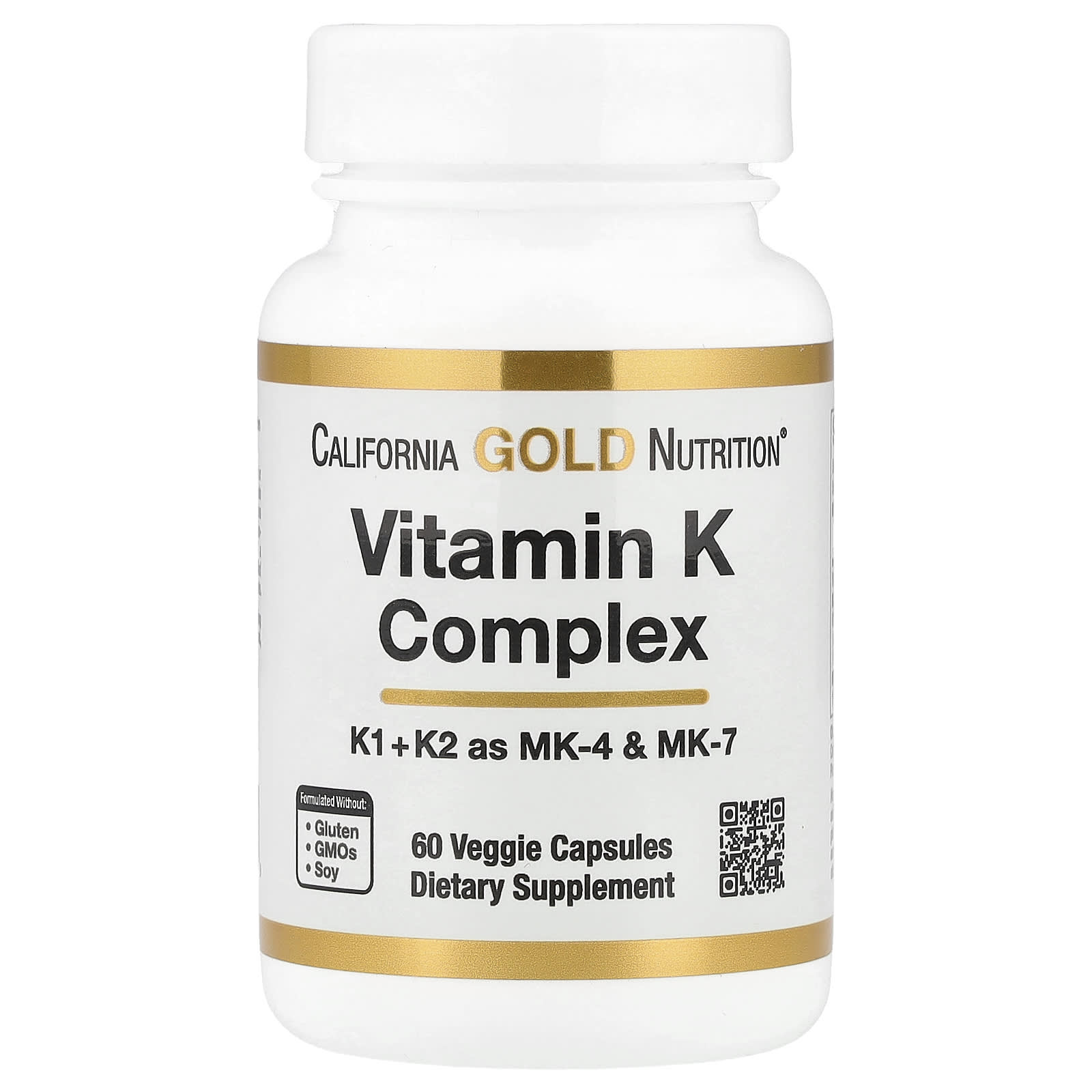Support Heart Health with California Gold Nutrition Vitamin K Complex - Image 1