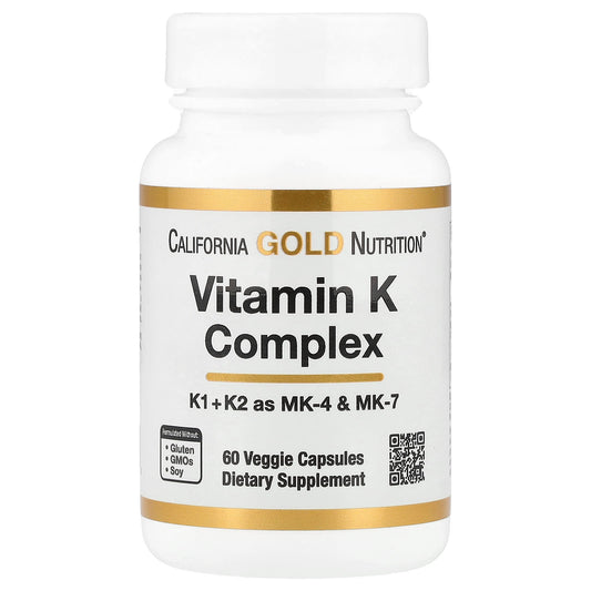 Support Heart Health with California Gold Nutrition Vitamin K Complex - Image 1
