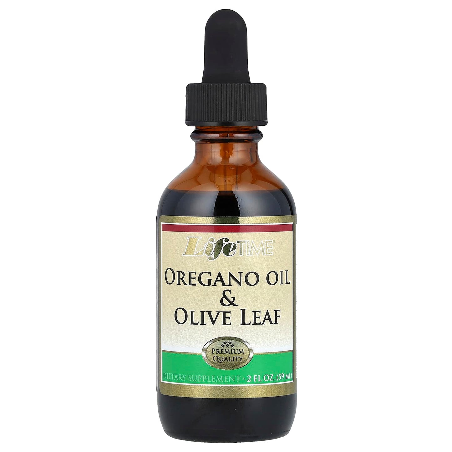 LifeTime Vitamins, Oregano Oil & Olive Leaf, 2 fl oz (59 ml) - Image 1