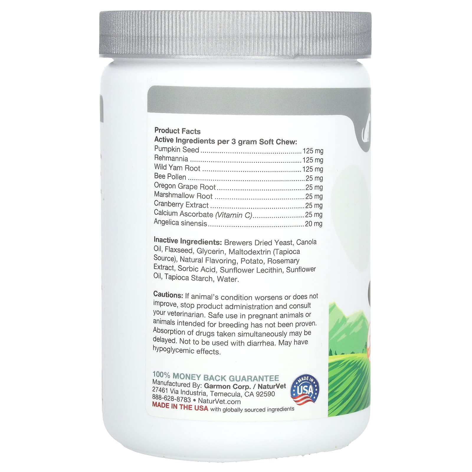 NaturVet, Senior Advanced Incontinence + Wild Yam Root, For Dogs, 120 Soft Chews, 12.6 oz (360 g) - Image 2