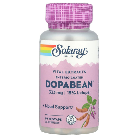 Solaray, Vital Extracts, DopaBean™, 60 VegCaps - Image 1