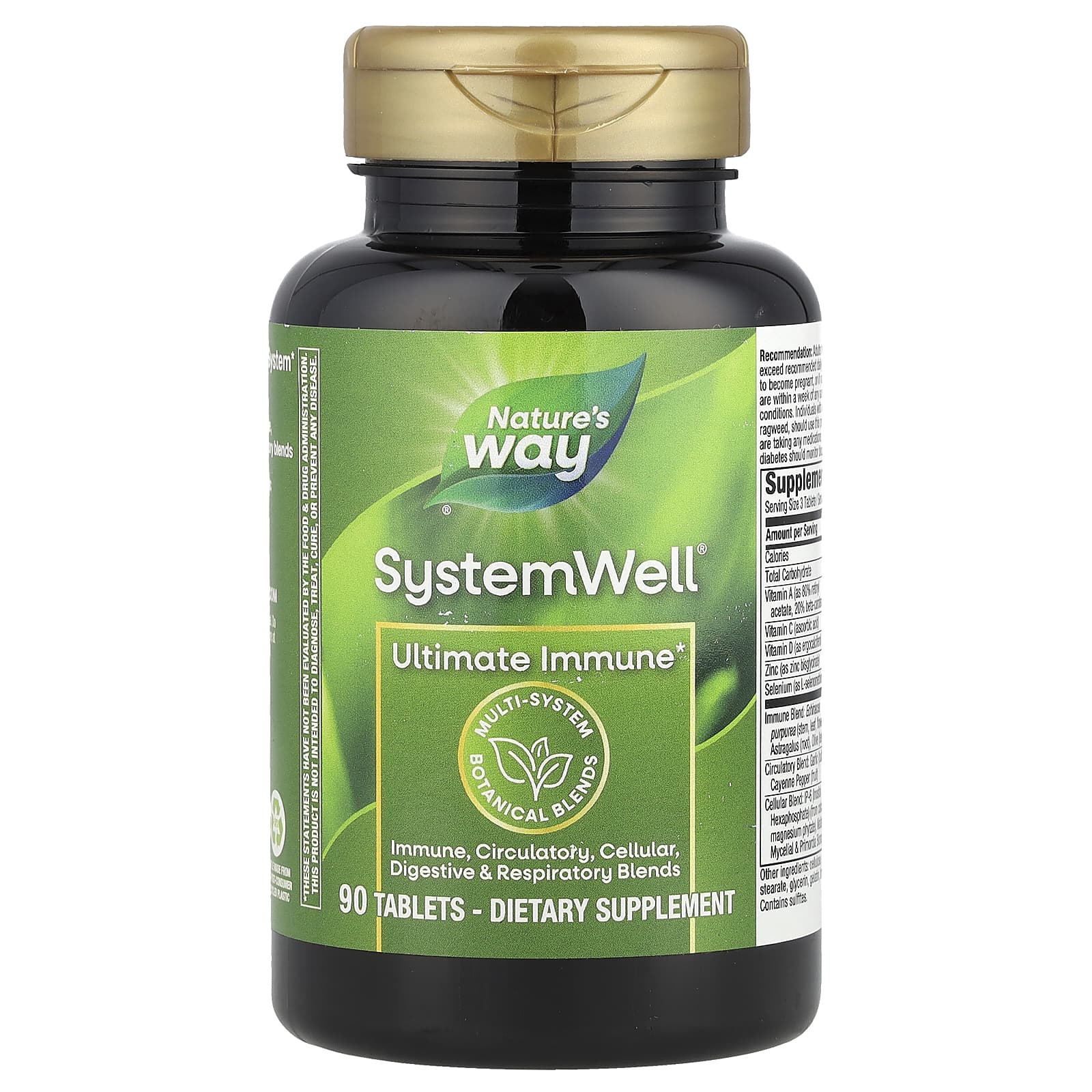 Nature's Way, SystemWell®, Ultimate Immune, 90 Tablets - Image 1
