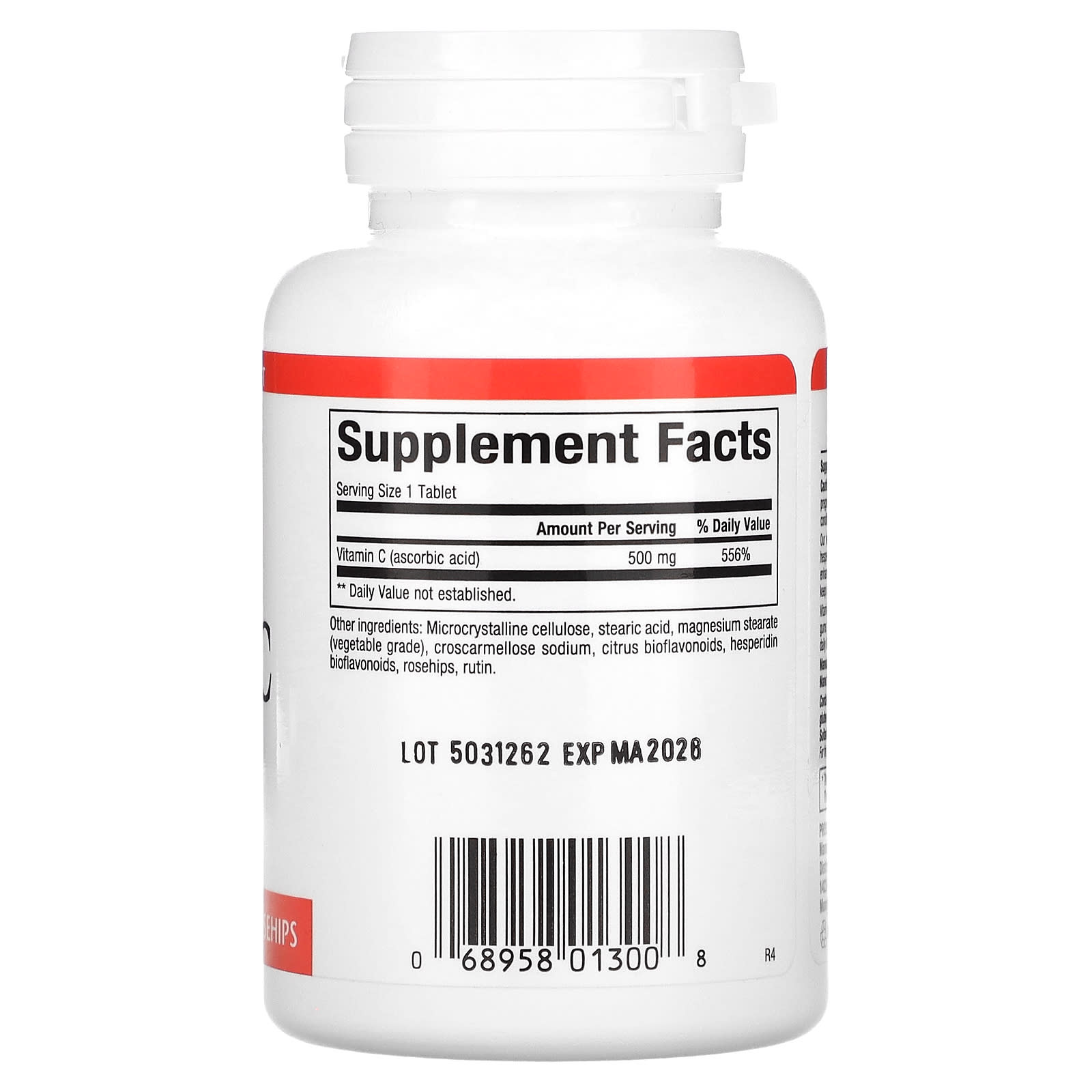 Natural Factors, Vitamin C, 500 mg, 90 Tablets - Image 2
