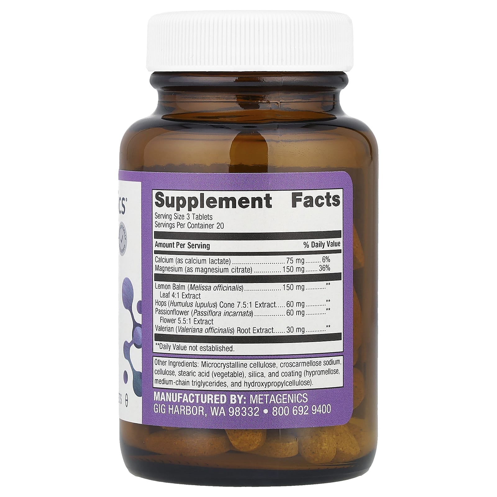 Metagenics, MyoCalm® Plus, 60 Tablets - Image 2
