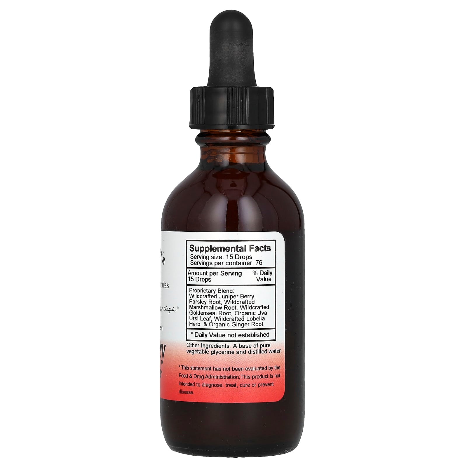 Dr. Christopher's Kidney Formula for Optimal Urinary Health - 2fl oz - Image 2