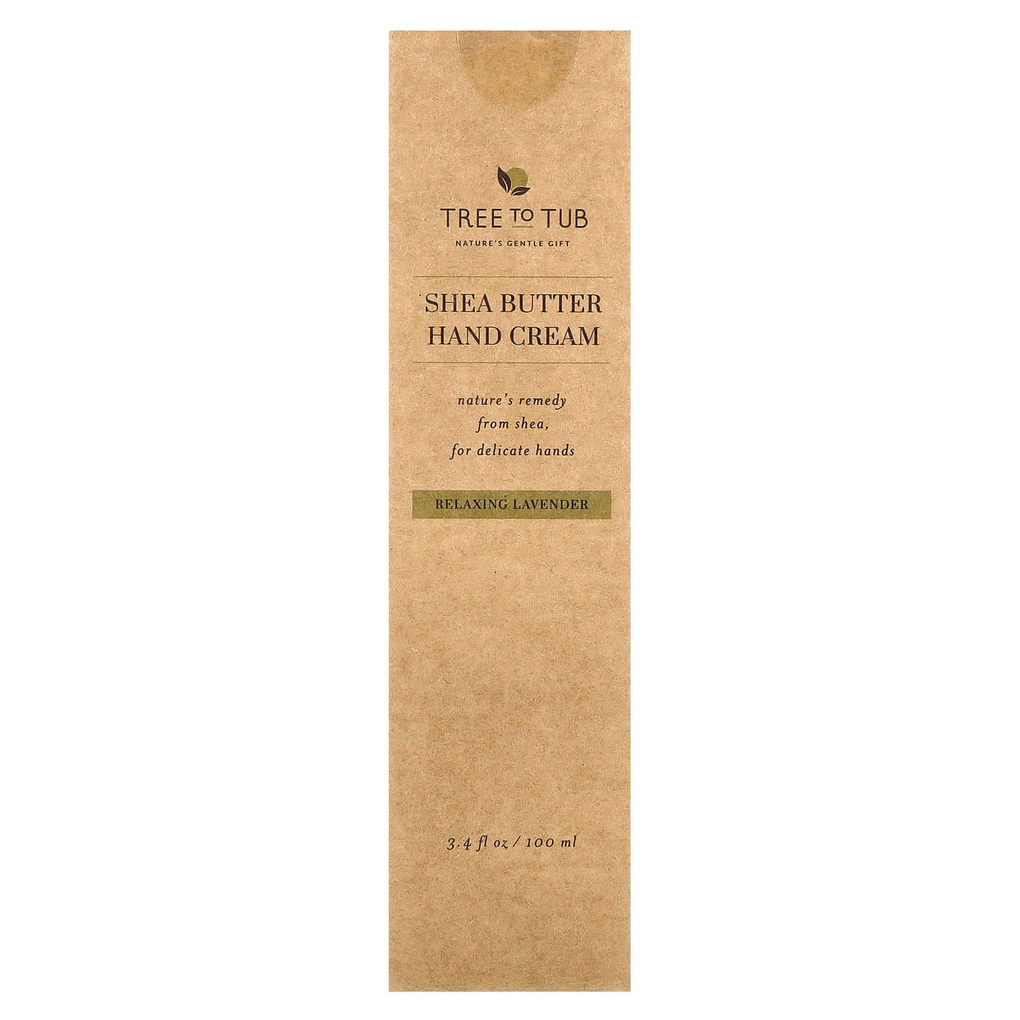 Tree To Tub, Shea Butter Hand Cream, Relaxing Lavender, 3.4 fl oz (100 ml) - Image 2