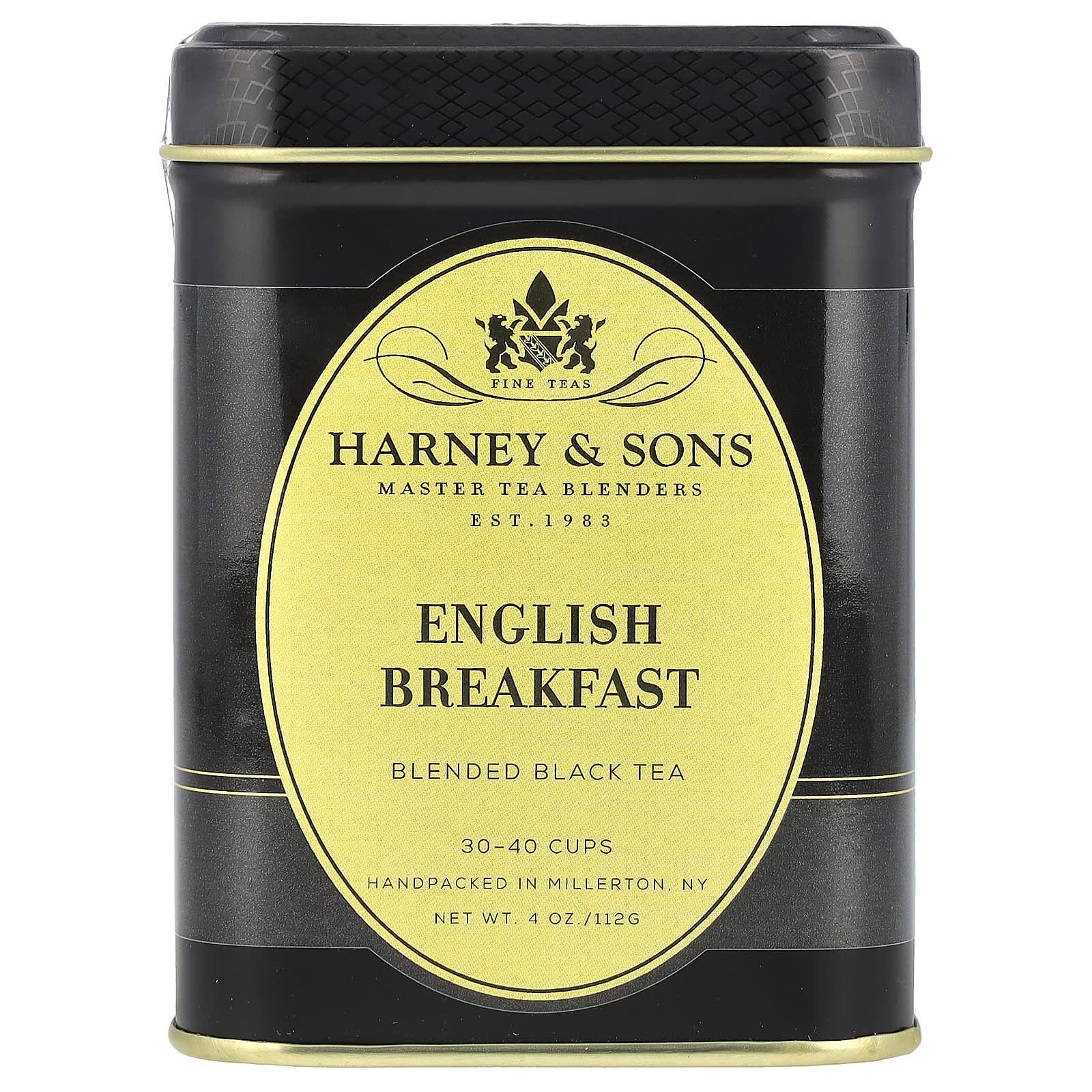 Harney & Sons Authentic English Breakfast Black Tea, 100% Natural, 4 oz - Image 1