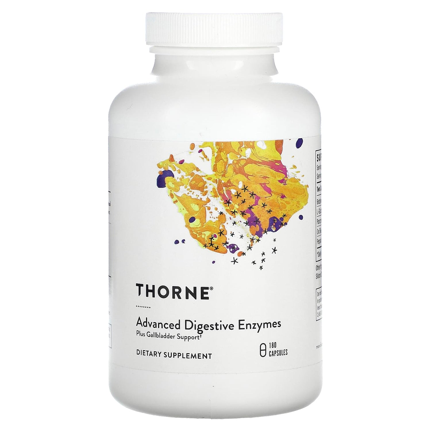 Thorne, Advanced Digestive Enzymes, 180 Capsules - Image 1