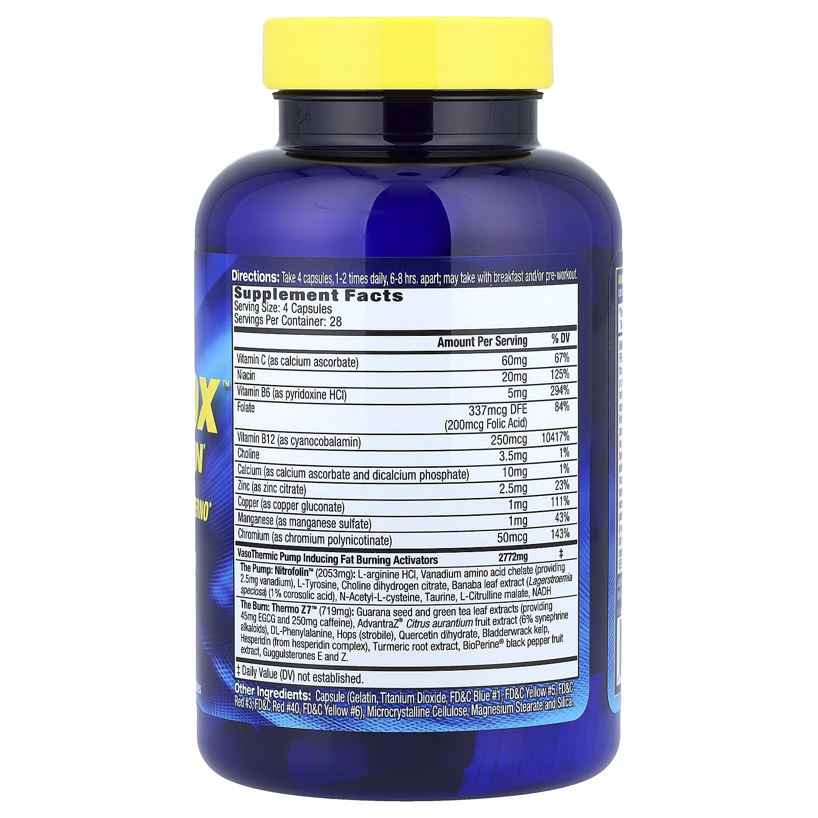 MHP, Anadrox™ Pump & Burn, 112 Capsules - Image 2