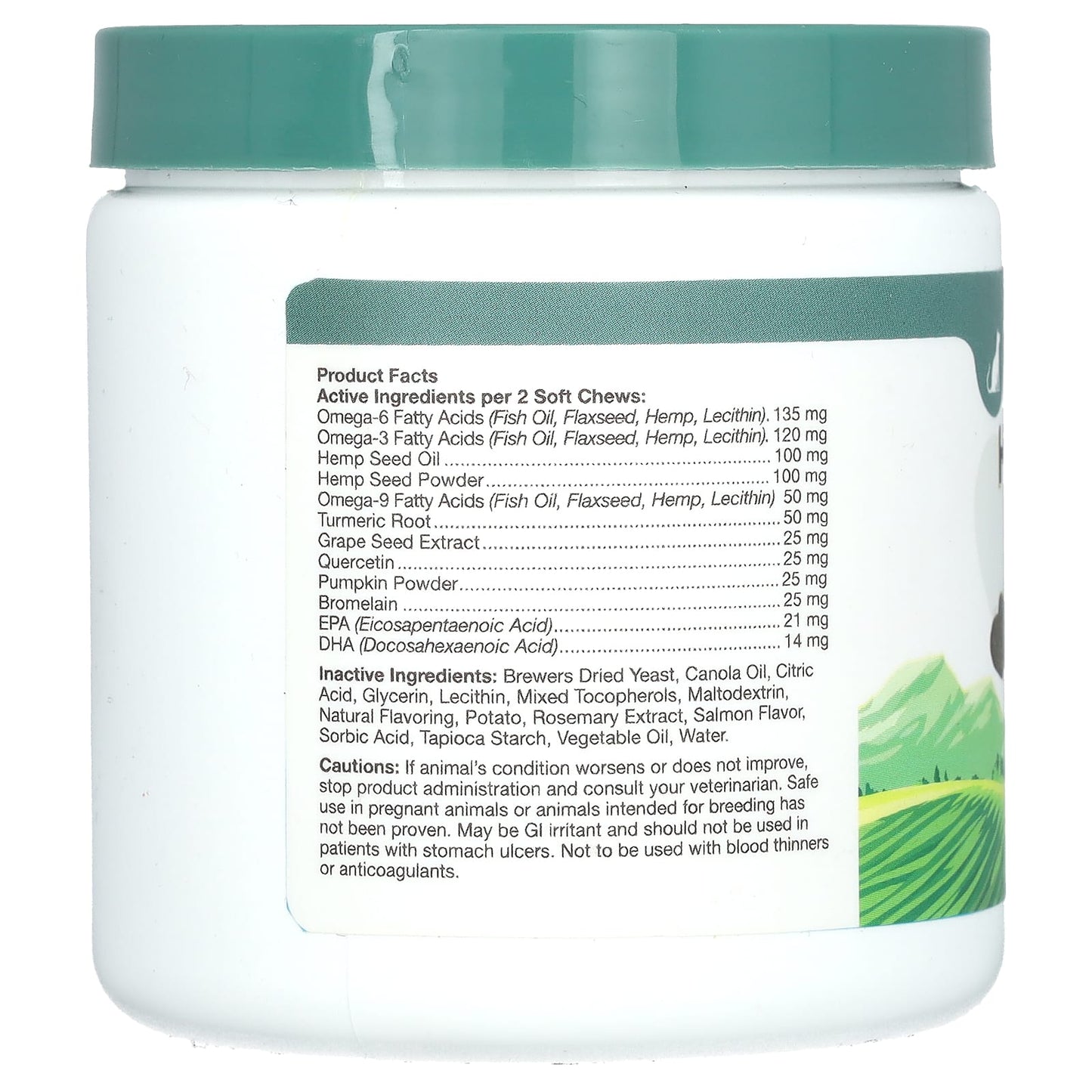 NaturVet, Hemp Allergy Aid + Hemp Seed, For Cats, 60 Soft Chews, 3.1 oz (90 g) - Image 2