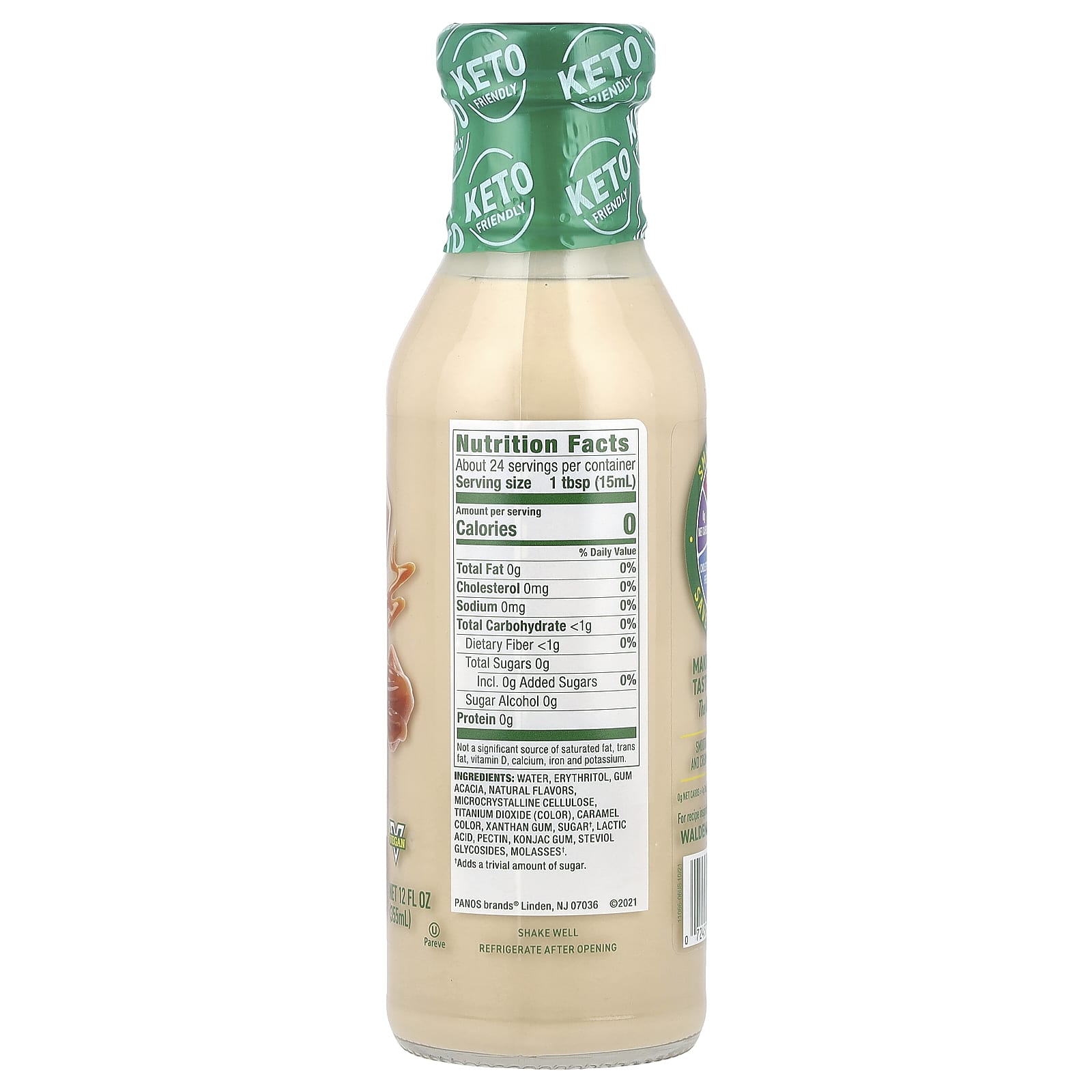 Walden Farms, Coffee Creamer, Caramel, 12 fl oz (355 ml)
