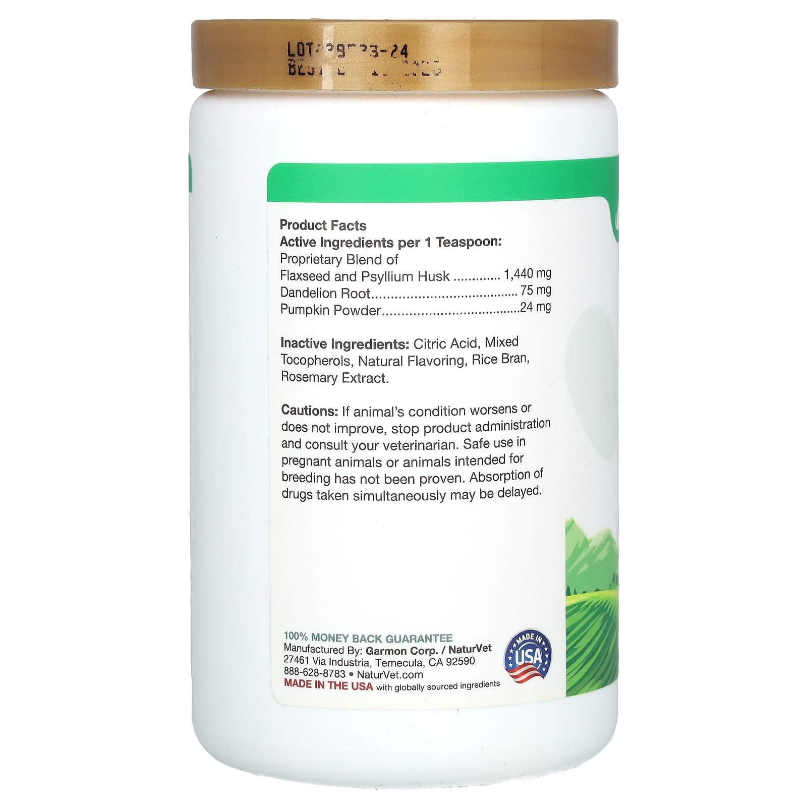 NaturVet, No Scoot, Anal Gland Support + Pumpkin, For Dogs, 5.4 oz (155 g)