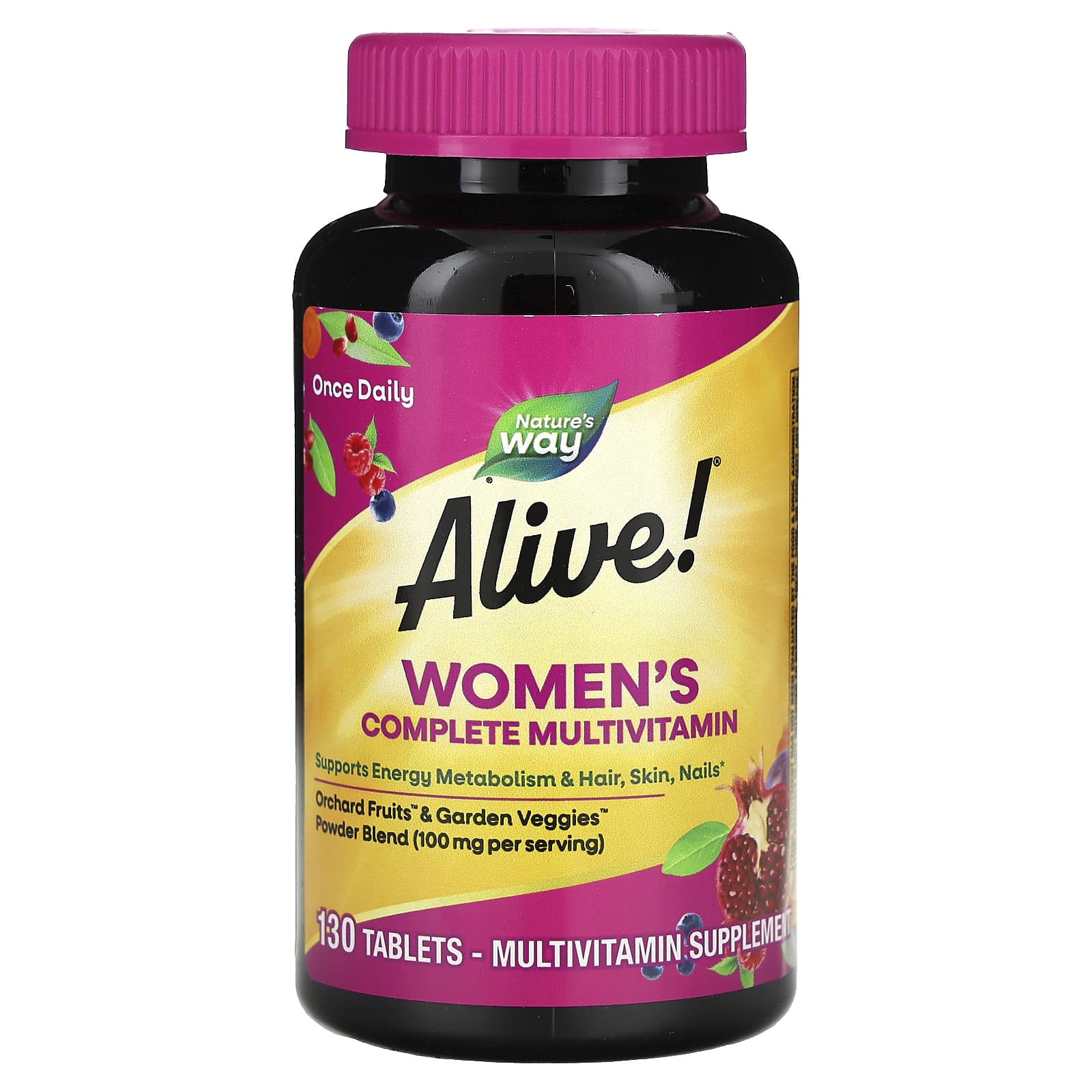 Nature's Way, Alive! Women's Complete Multivitamin, 130 Tablets - Image 1
