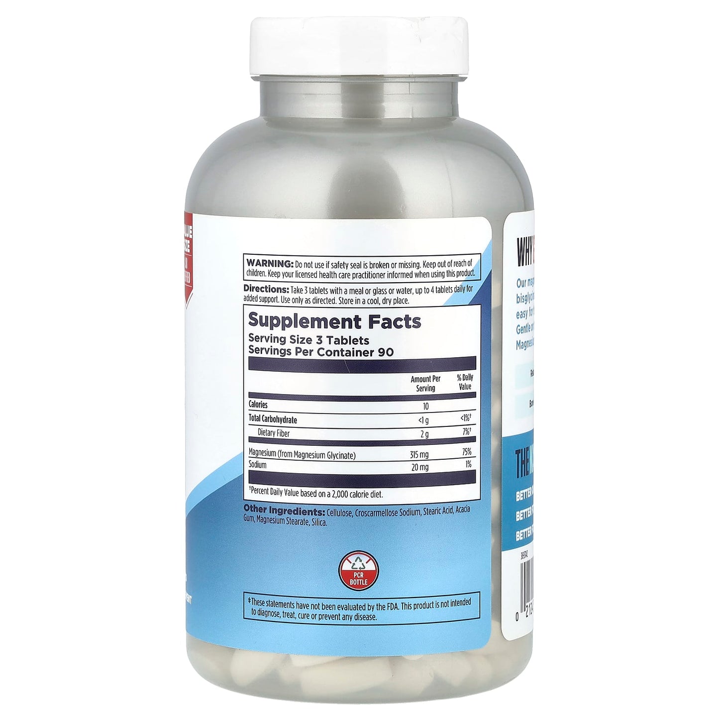 KAL High Absorption Magnesium Glycinate - Relaxation & Bone Support - Image 2