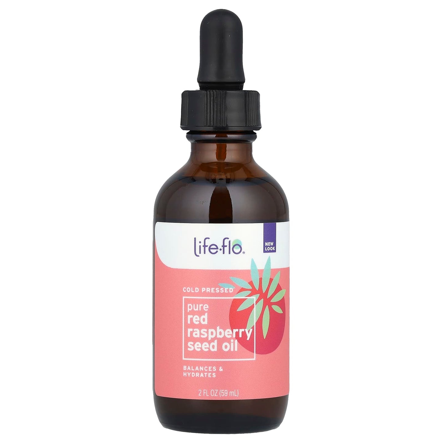 Life-flo, Pure Red Raspberry Seed Oil, 2 fl oz (59 ml) - Image 1