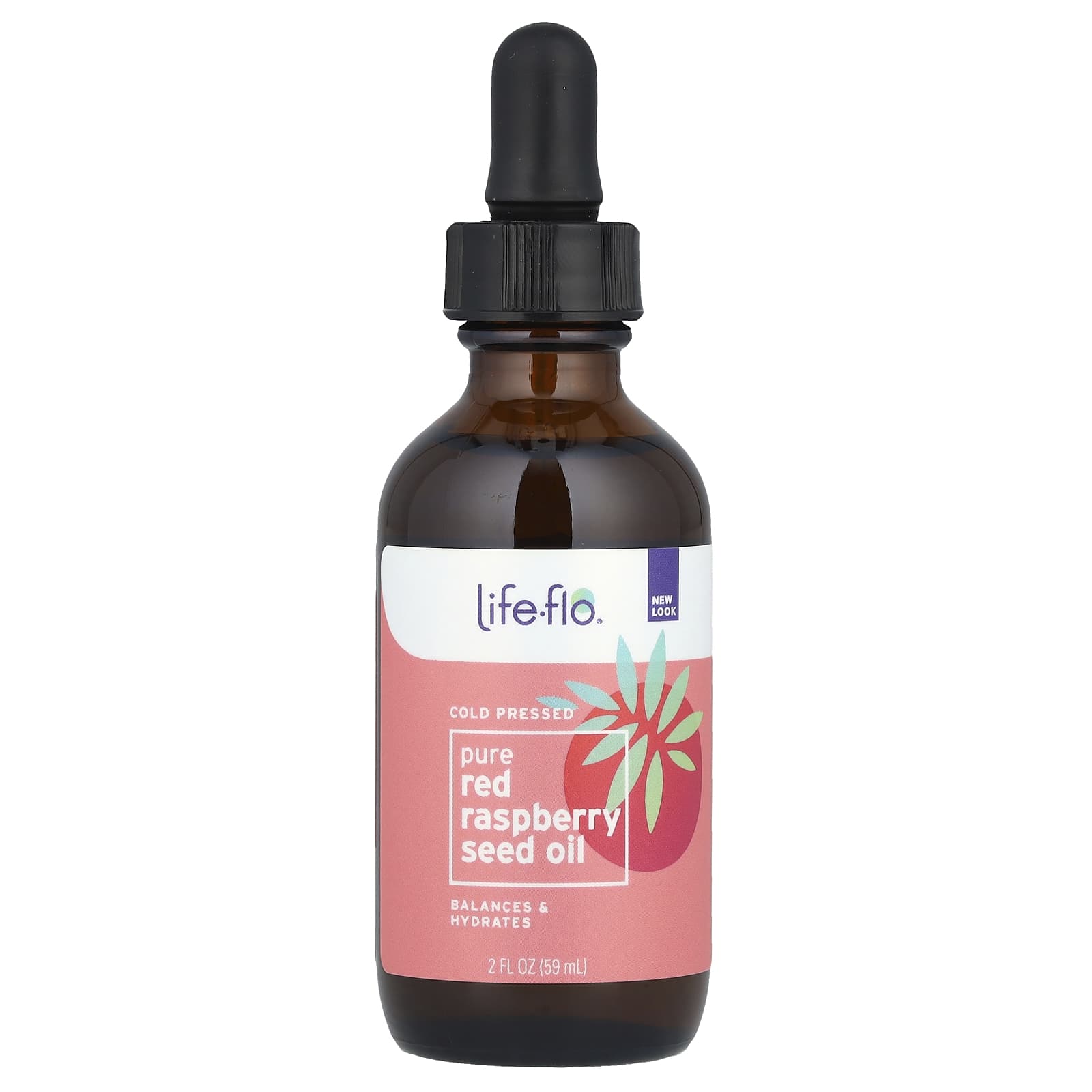 Life-flo, Pure Red Raspberry Seed Oil, 2 fl oz (59 ml) - Image 1