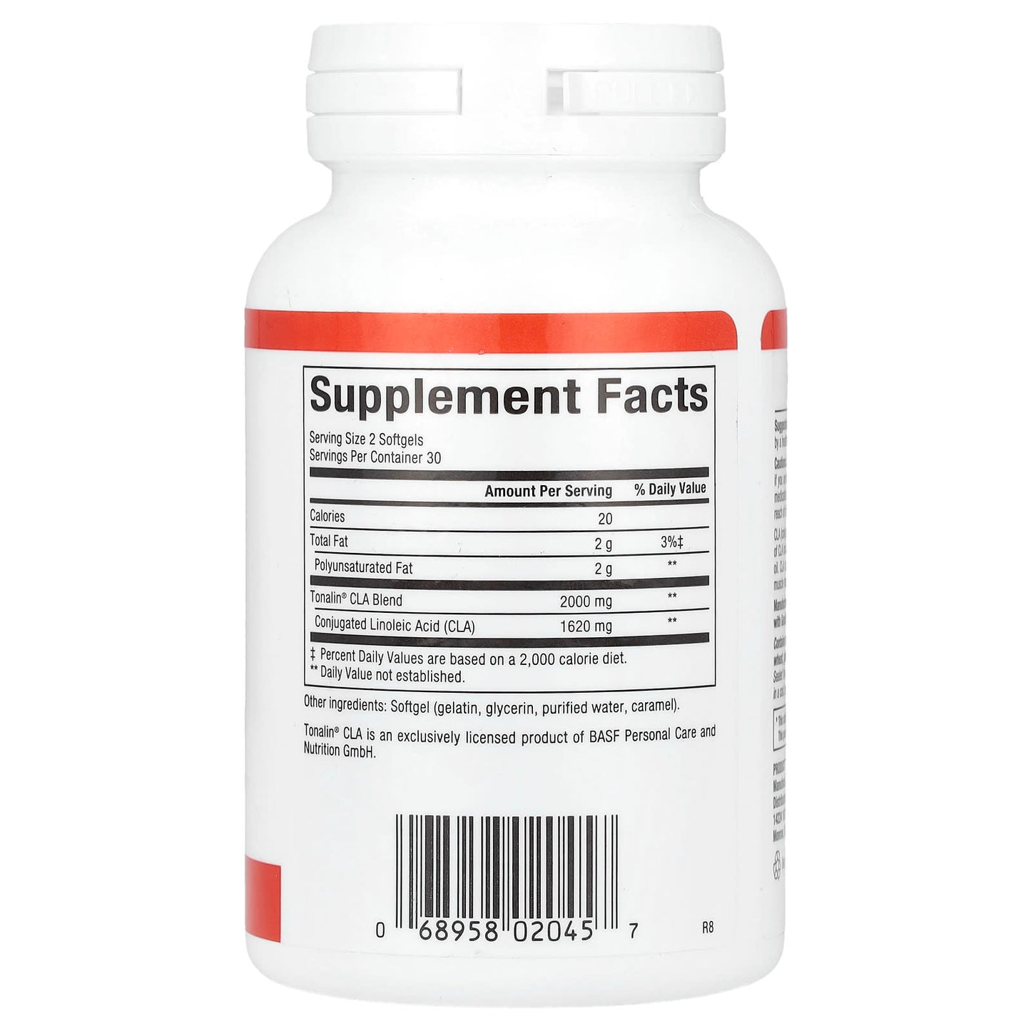 Natural Factors, CLA, 1,000 mg, 60 Softgels - Image 2