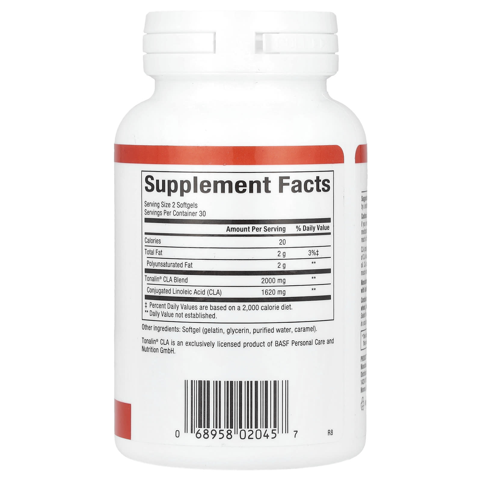 Natural Factors, CLA, 1,000 mg, 60 Softgels - Image 2
