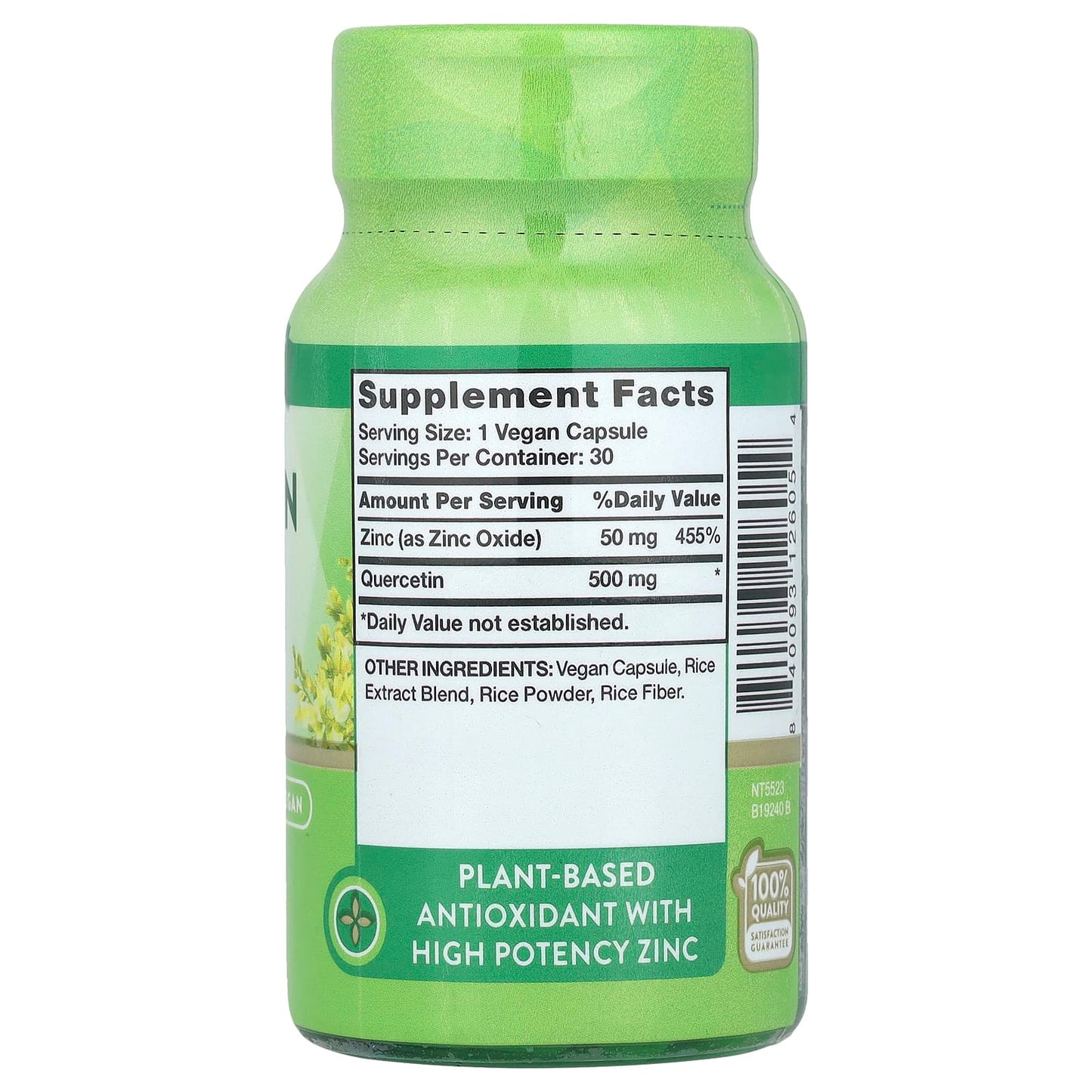 Nature's Truth, Ultra Quercetin + Zinc, 30 Capsules - Image 2