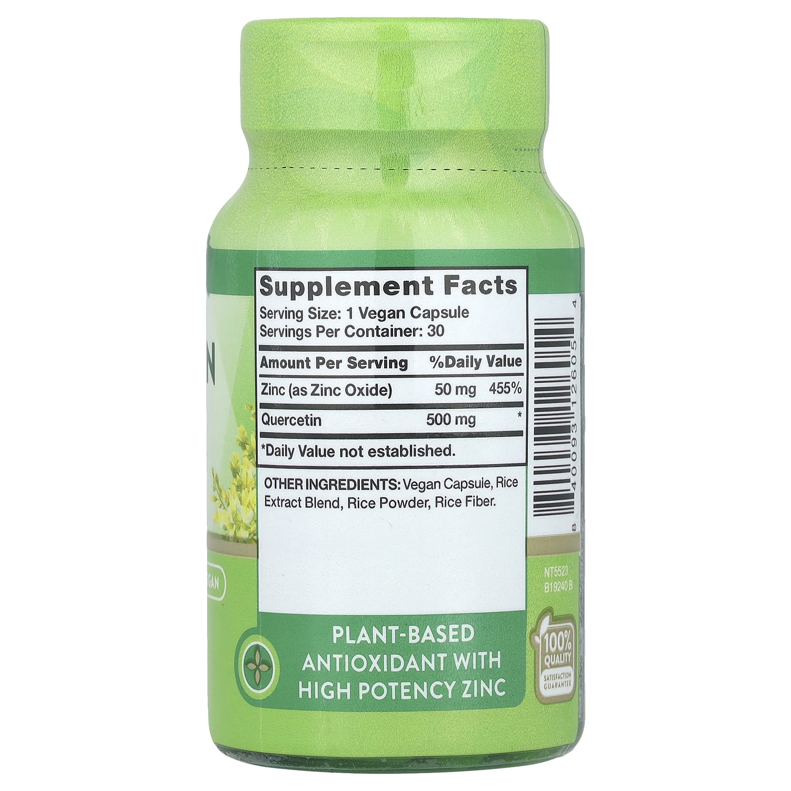 Nature's Truth, Ultra Quercetin + Zinc, 30 Capsules - Image 2