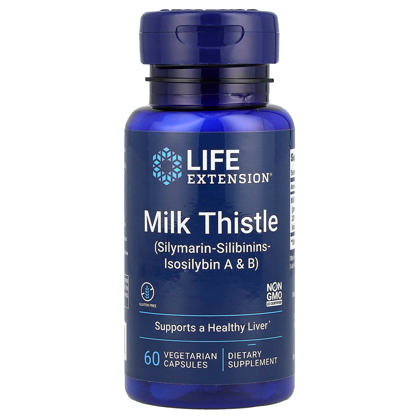 Life Extension, Milk Thistle, 750 mg, 60 Vegetarian Capsules