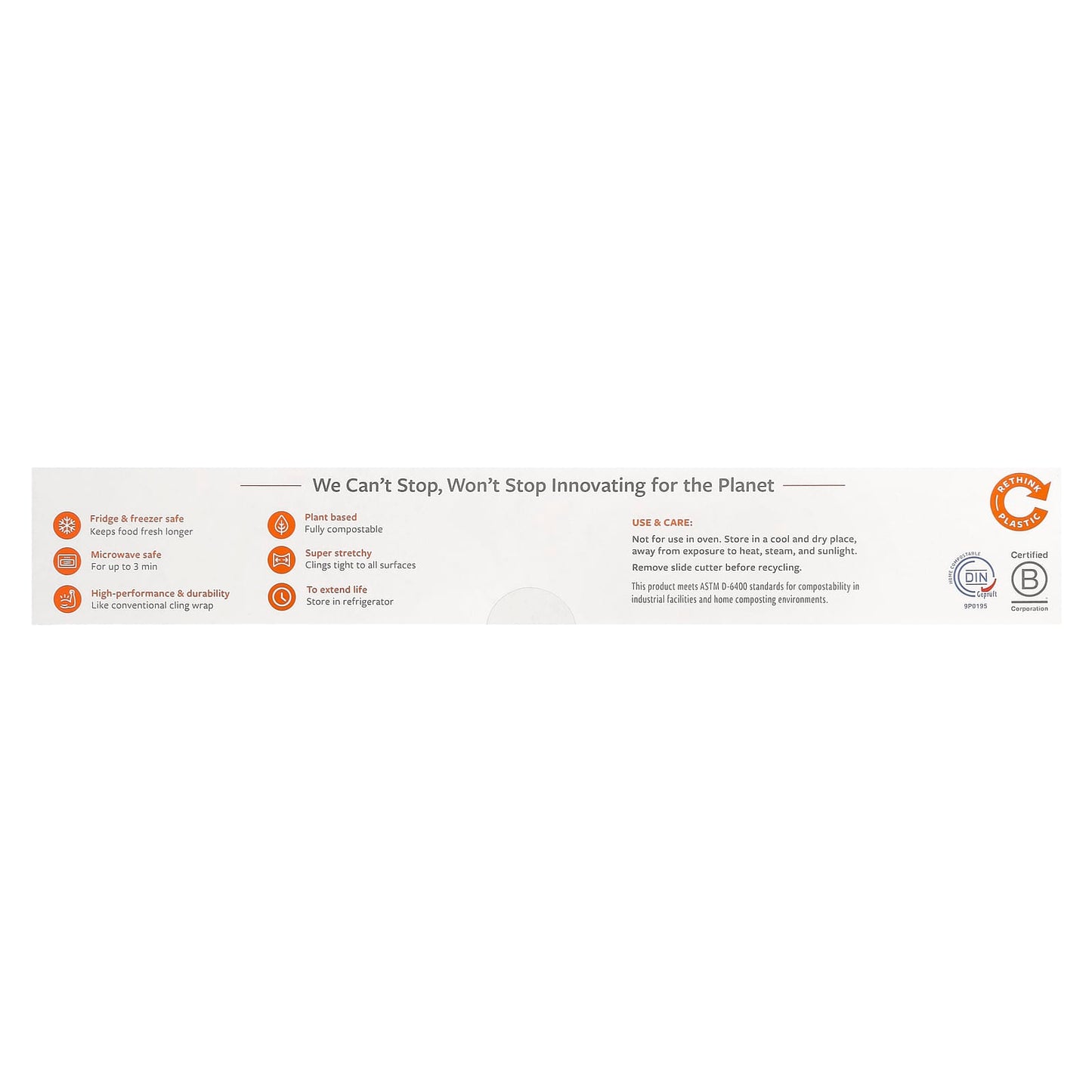 Home Compostable Cling Wrap | Plastic-Free & Reusable - Image 2