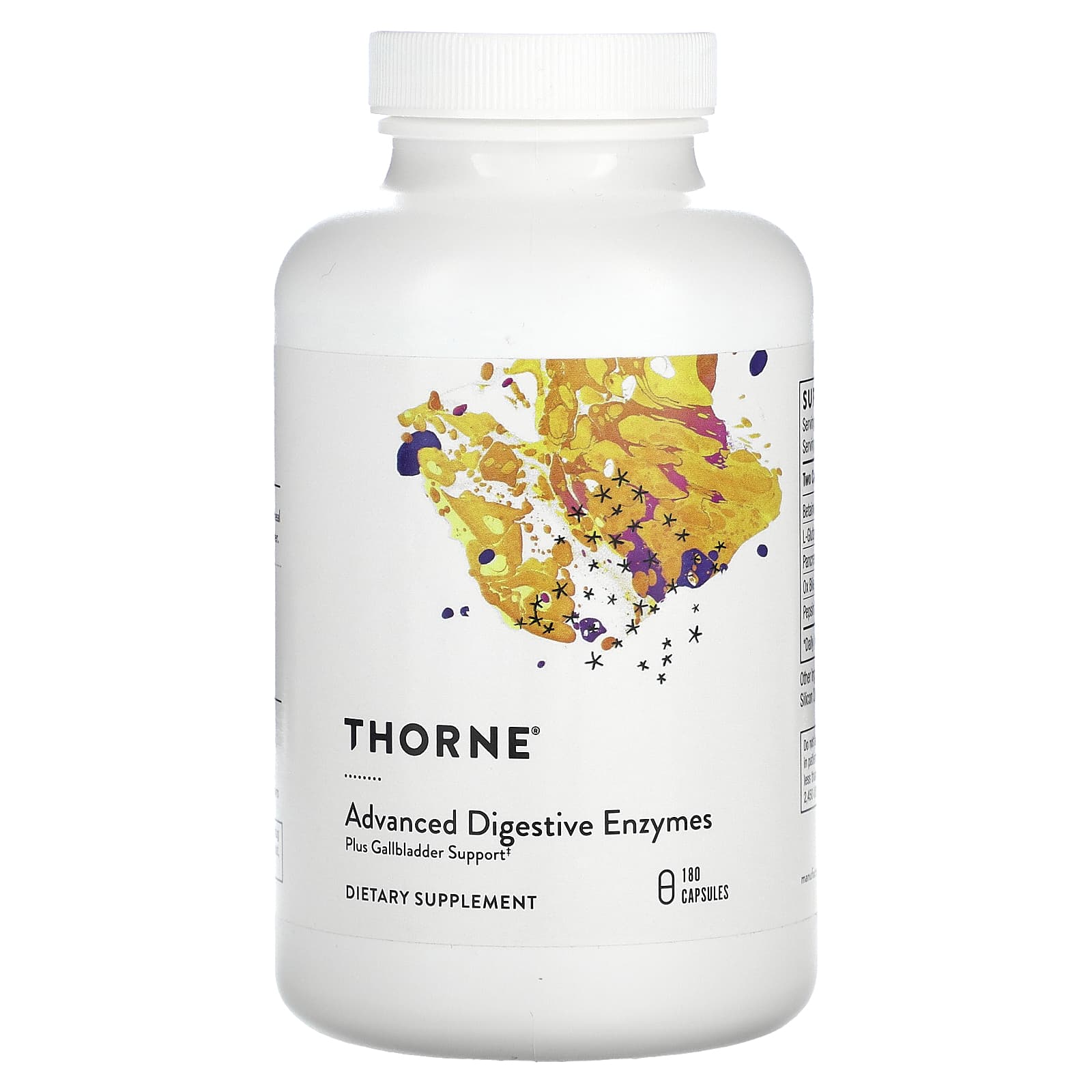Thorne, Advanced Digestive Enzymes, 180 Capsules - Image 1