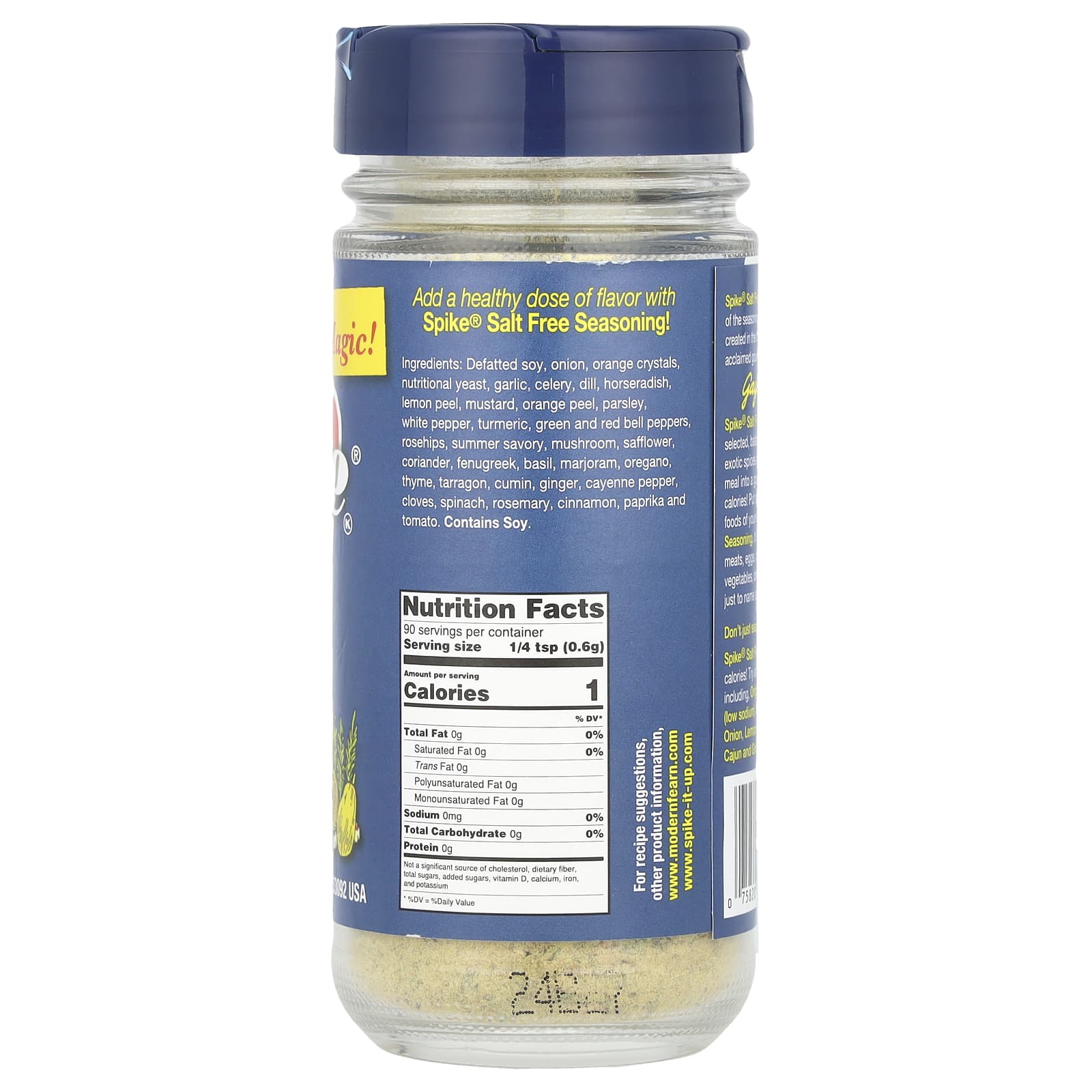 Spike, Salt Free Seasoning, 1.9 oz (54 g) - Image 2