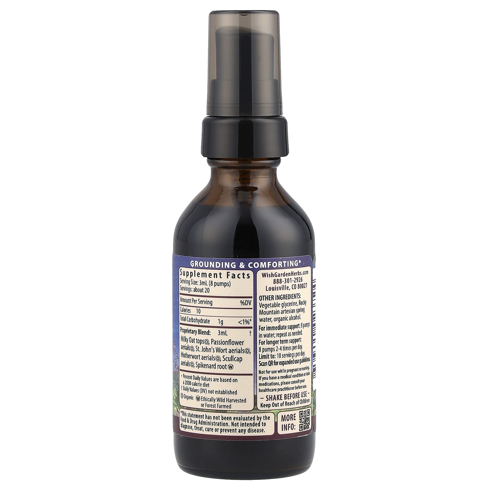 WishGarden Herbs, Emotional™ Ally, 2 fl oz (59 ml) - Image 2